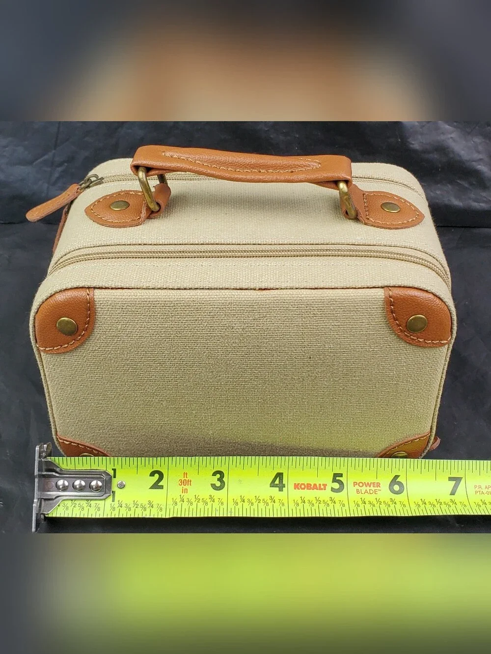 Pottery Barn Audrey Jewelry Box Suitcase Style w/ Box - SEE PHOTOS Open Box NOS